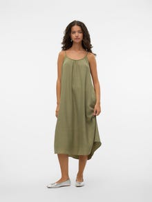 Vero Moda VMMELANEY Midimekko -Laurel Wreath - 10320568