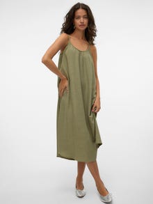 Vero Moda VMMELANEY Midimekko -Laurel Wreath - 10320568