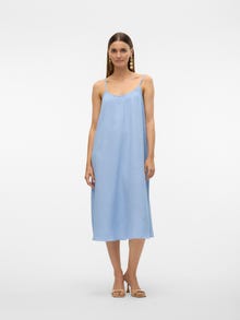 Vero Moda VMMELANEY Midimekko -Chambray Blue - 10320568