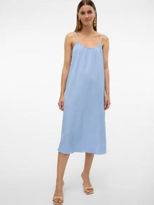 Vero Moda VMMELANEY Midimekko -Chambray Blue - 10320568
