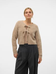 Vero Moda VMADELINA Knit Cardigan -Silver Mink - 10320590