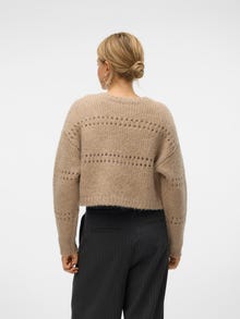Vero Moda VMADELINA Knit Cardigan -Silver Mink - 10320590