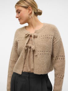 Vero Moda VMADELINA Knit Cardigan -Silver Mink - 10320590