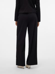 Vero Moda VMBABETTE Mid waist Trousers -Black - 10320601