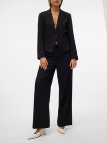 Vero Moda VMBABETTE Mid waist Trousers -Black - 10320601