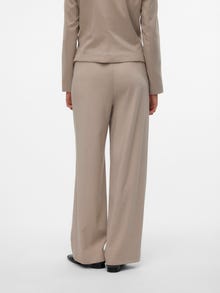 Vero Moda VMBABETTE Mid waist Trousers -Moon Rock - 10320601