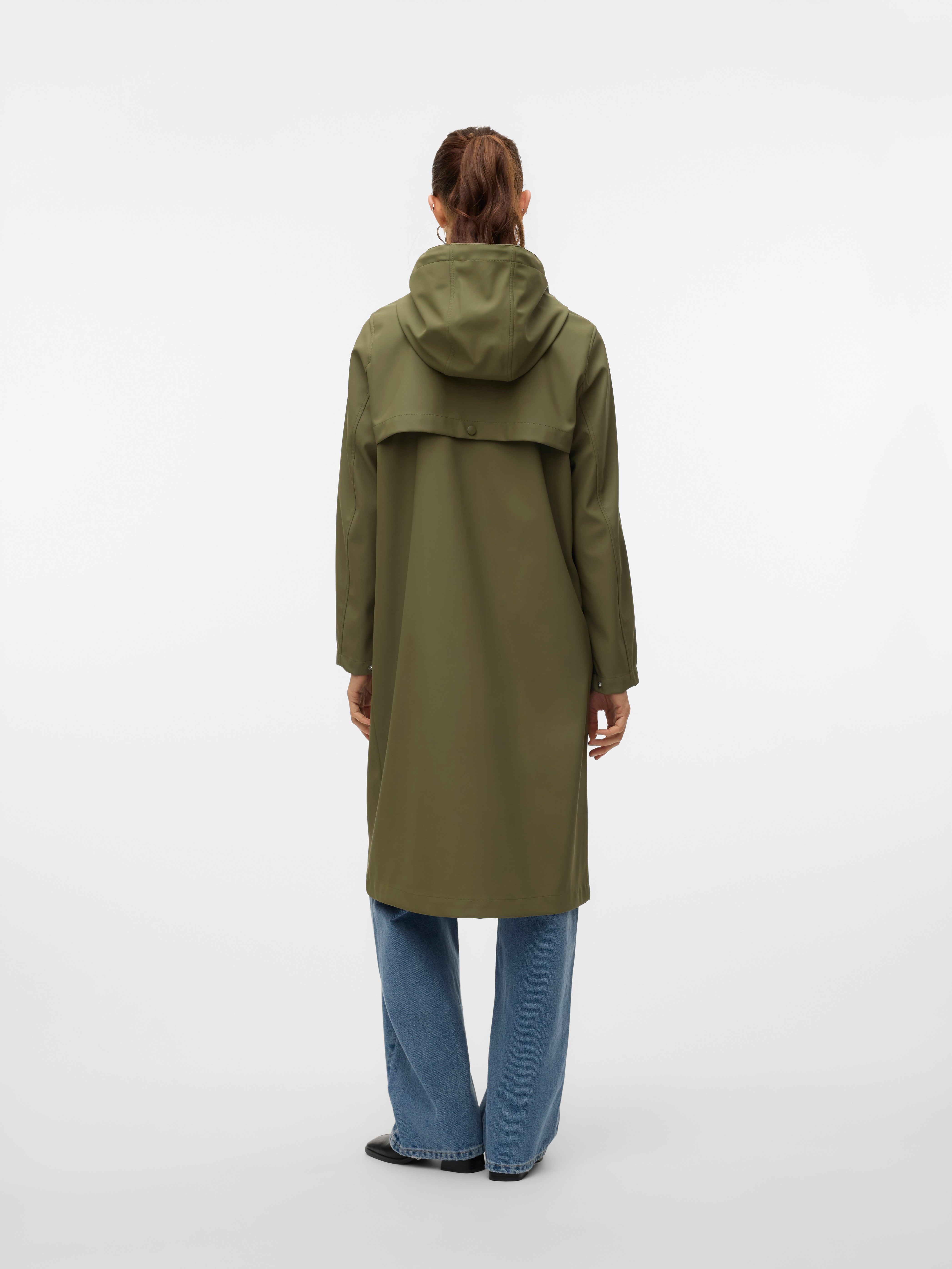 Giacca Impermeabile VERO MODA VMMALOU - 100% Poliestere, Antivento, Con Cappuccio E Cintura - Foto 6