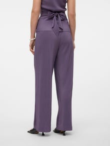 Vero Moda VMRAYA Cintura alta Pantalones -Mulled Grape - 10320619