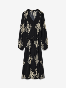 Vero Moda VMQUE Lange jurk -Black - 10320719