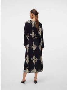 Vero Moda VMQUE Lang kjole -Black - 10320719