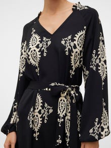 Vero Moda VMQUE Lange jurk -Black - 10320719