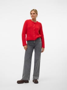 Vero Moda VMAWSOME Strikket cardigan -Salsa - 10320724