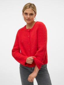 Vero Moda VMAWSOME Knit Cardigan -Salsa - 10320724