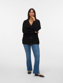 Vero Moda VMCLEA Pleteni kardigan -Black - 10320819