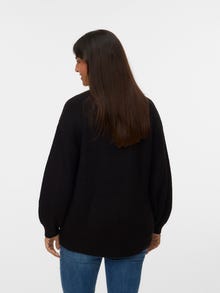 Vero Moda VMCLEA Gebreid vest -Black - 10320819