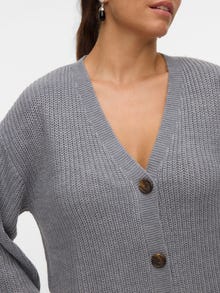 Vero Moda VMCLEA Cardigans en maille -Medium Grey Melange - 10320819