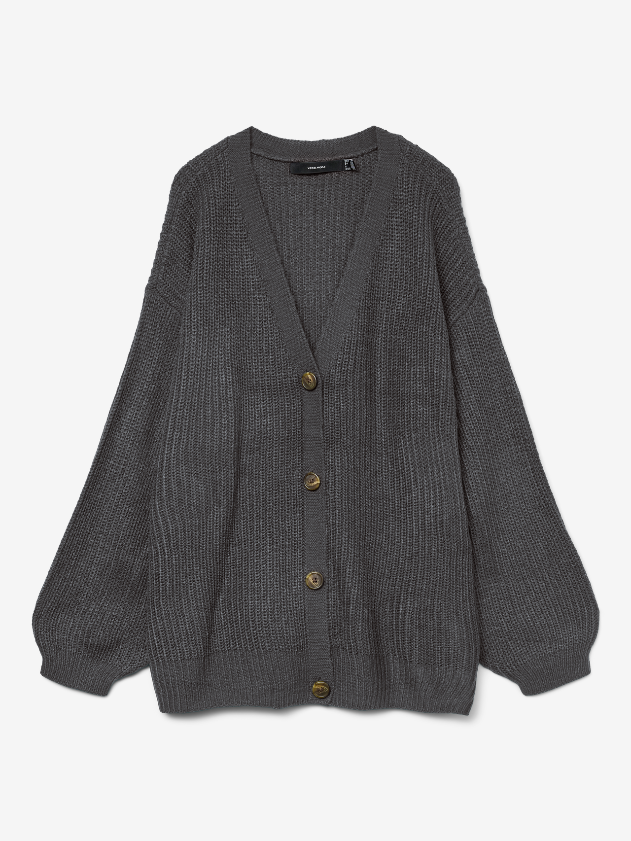 Vero Moda VMCLEA Strickjacke -Asphalt - 10320819