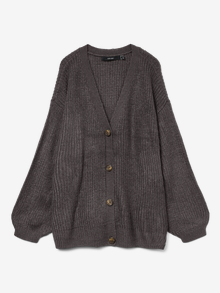 Vero Moda VMCLEA Knit Cardigan -Asphalt - 10320819