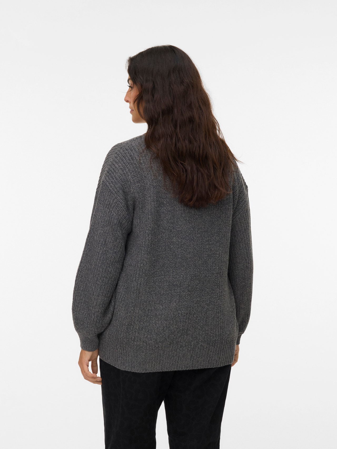 Vero Moda VMCLEA Strickjacke -Asphalt - 10320819