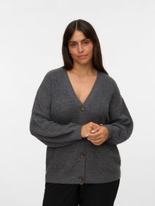 Vero Moda VMCLEA Knit Cardigan -Asphalt - 10320819