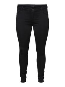 Vero Moda VMSEVEN Krój slim Jeans -Black - 10320852