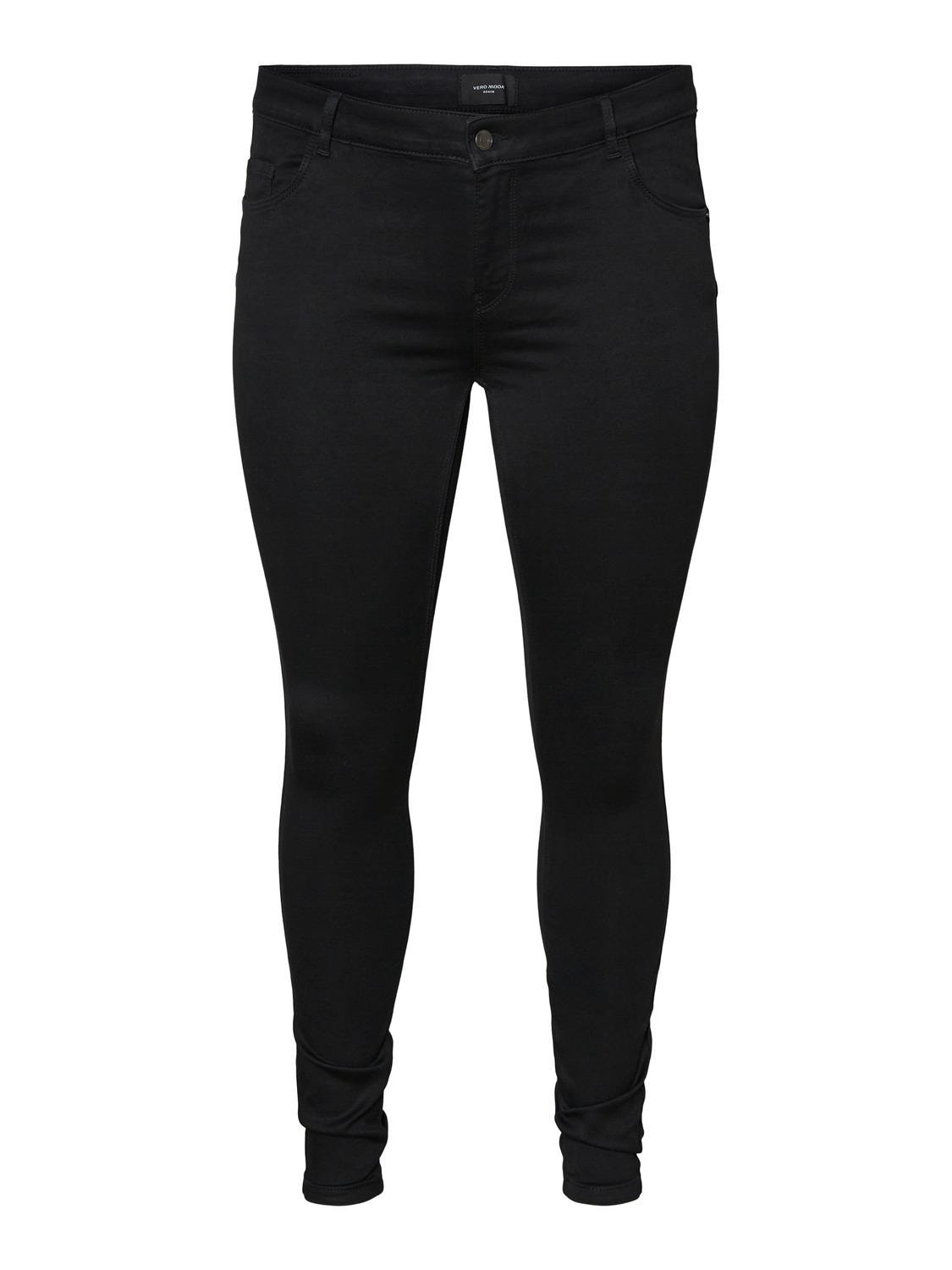 Vero Moda VMSEVEN Slim fit Jeans -Black - 10320852