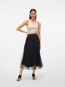 Vero Moda VMCOVE Lång kjol -Black - 10320920