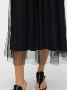 Vero Moda VMCOVE Normaali vyötärö Pitkä hame -Black - 10320920