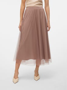 Vero Moda VMCOVE Mid waist Long skirt -Antler - 10320920