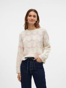 Vero Moda VMHATTY Neulepuserot -Birch - 10321035