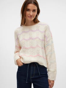 Vero Moda VMHATTY Neulepuserot -Birch - 10321035