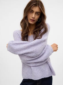 Vero Moda VMJULIETTE Pullover -Purple Heather - 10321071