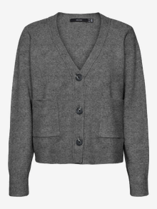 Vero Moda VMSERENA Strickjacke -Medium Grey Melange - 10321098
