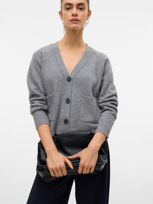 Vero Moda VMSERENA Strickjacke -Medium Grey Melange - 10321098