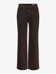 Vero Moda VMTESSA High rise Wide Leg Fit Jeans -Chocolate Torte - 10321108