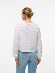 Vero Moda VMVIOLET Top -Bright White - 10321214