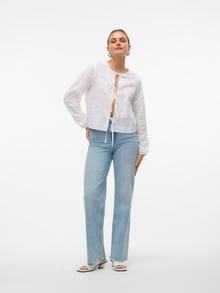 Vero Moda VMVIOLET Topp -Bright White - 10321214