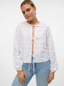 Vero Moda VMVIOLET Topp -Bright White - 10321214