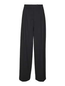 Vero Moda VMLIVA Mid waist Trousers -Black - 10321276