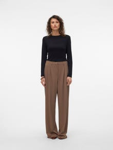 Vero Moda VMLIVA Pantalons -Shitake - 10321276
