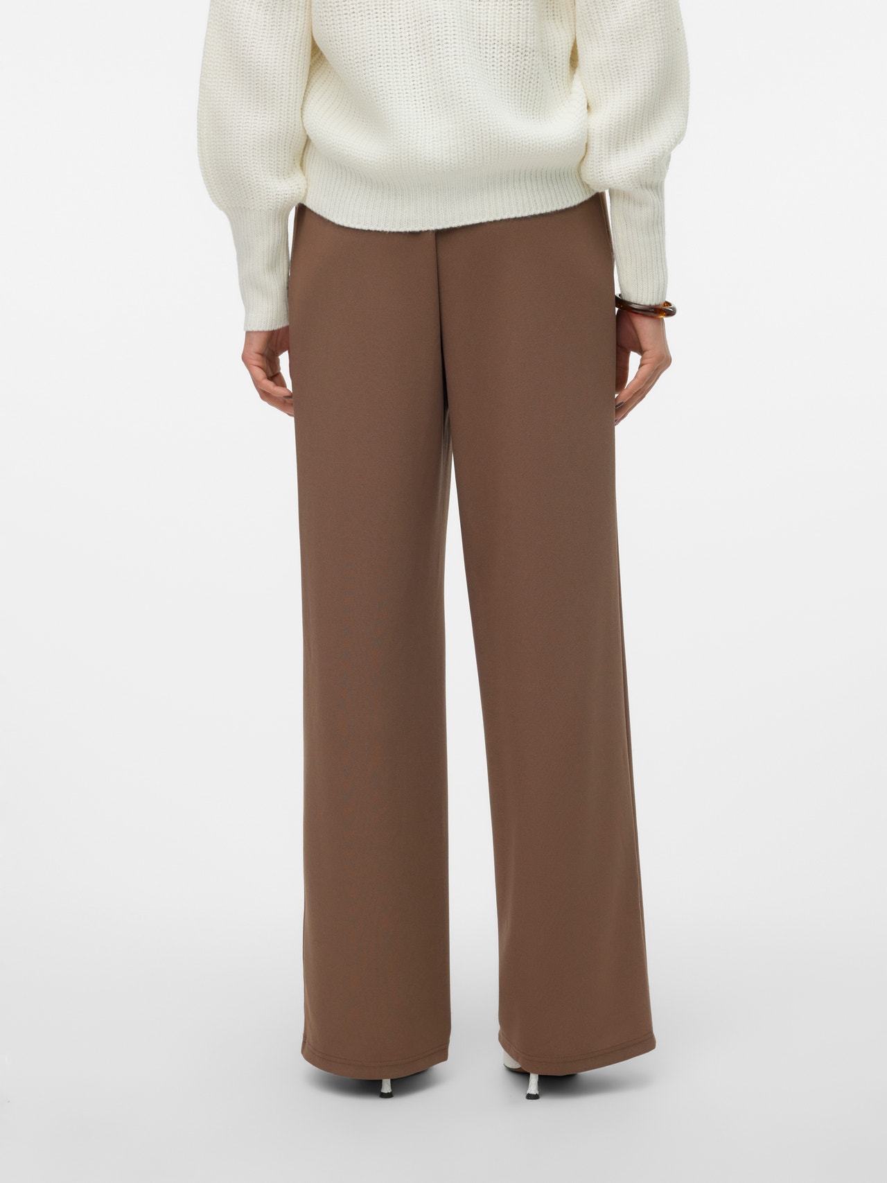 Vero Moda VMLIVA Trousers -Shitake - 10321279