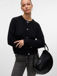 Vero Moda VMFIONA Strikket cardigan -Black - 10321311