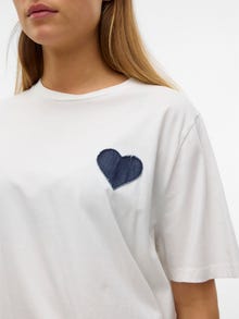 Vero Moda VMHALLE T-Shirt -Snow White - 10321318