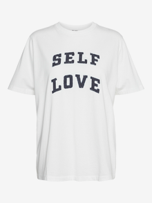 Vero Moda VMHALLE T-Shirt -Snow White - 10321318