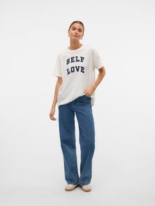 Vero Moda VMHALLE T-Shirt -Snow White - 10321318