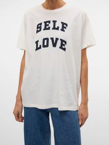 Vero Moda VMHALLE T-Shirt -Snow White - 10321318