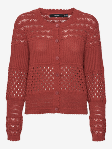 Vero Moda VMDANIA Knit Cardigan -Marsala - 10321320