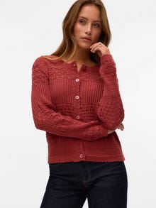 Vero Moda VMDANIA Knit Cardigan -Marsala - 10321320