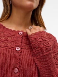 Vero Moda VMDANIA Knit Cardigan -Marsala - 10321320