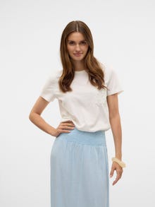 Vero Moda VMHANNE T-Shirt -Snow White - 10321321